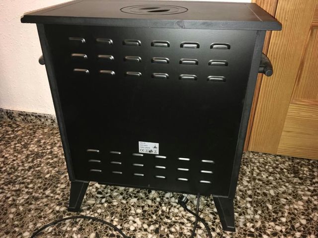 Es tufa nueva eletrica.efecto leña