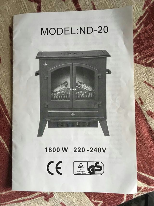 Es tufa nueva eletrica.efecto leña