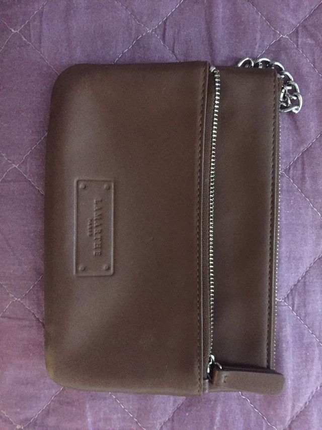 Monedero LAMARTHE marrón piel