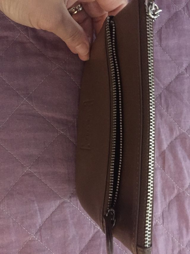 Monedero LAMARTHE marrón piel