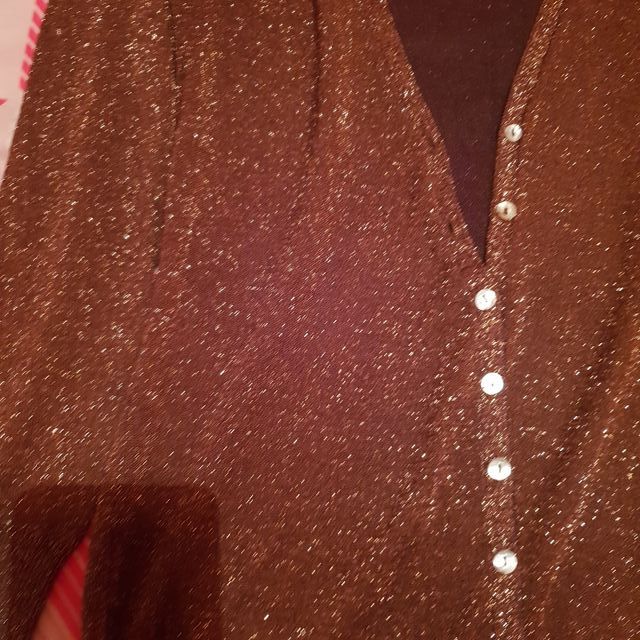 Rebeca de fiesta marrón 