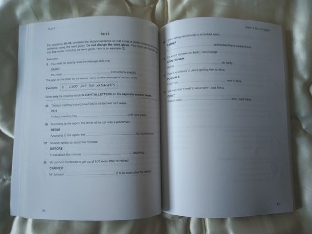 CAMBRIGE FIRST CERTIFICATE IN ENGLISH 1