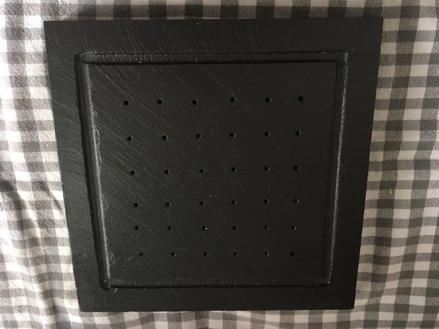 Pizarra natural para carne y brocheta