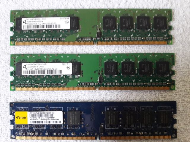 Memórias DDR2 2Gb RAM