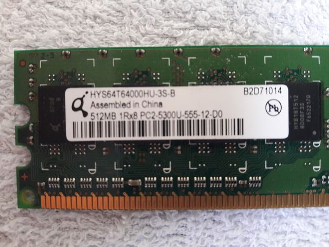 Memórias DDR2 2Gb RAM
