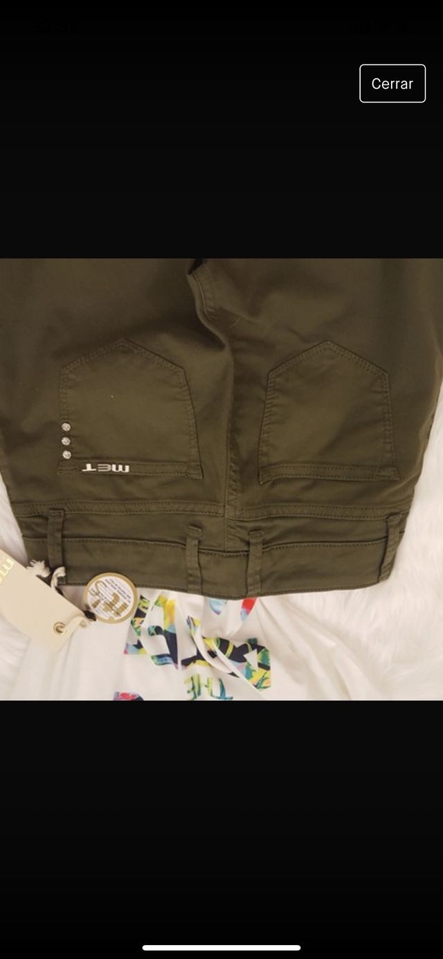 Pantalón met talla 30 o 40 española