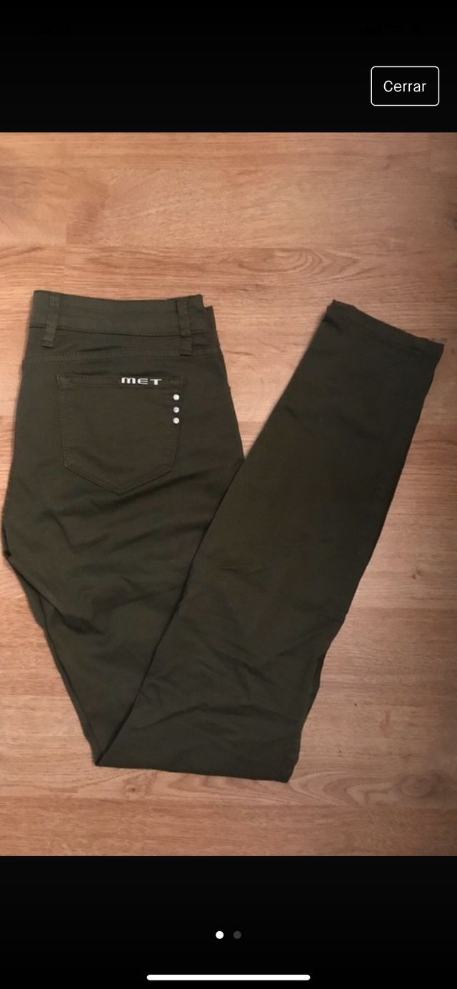 Pantalón met talla 30 o 40 española
