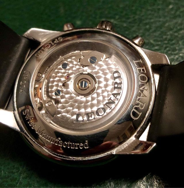 Leonard SP1C102. suizo cronógrafo automático