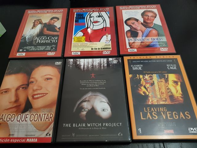 pack 6 películas en dvd