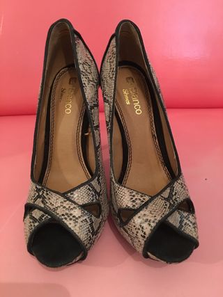 En Mujer Para Mano Segunda Zapatos Tacón De Wallapop Ancho q0n5SHA
