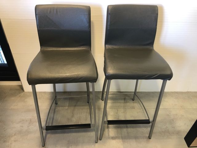 Butacas/sillas altas de cocina, Gris marengo de segunda mano por 80 ... Butacas/sillas altas de cocina, Gris marengo de segunda mano por 80 ...