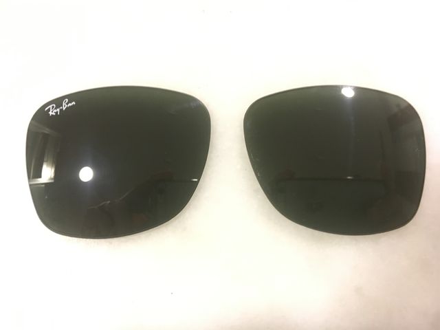 Lentes repuesto originales Ray Ban Wayfarer verdes