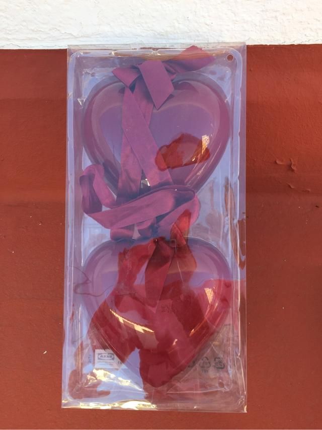 Adorno Navidad IKEA Corazones Grandes XL