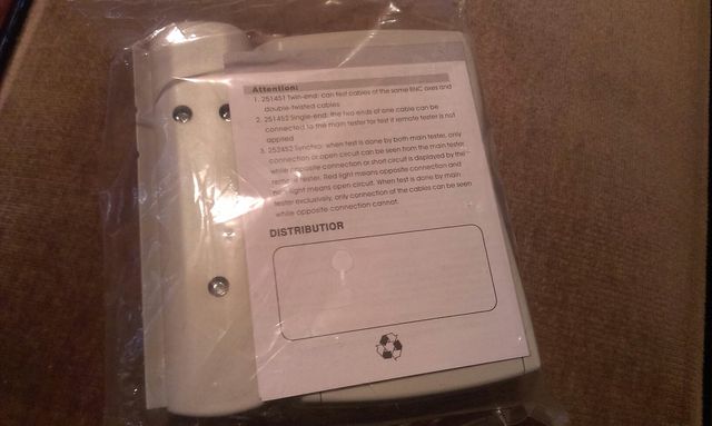 Comprobador de cables RJ-11 y RJ-45