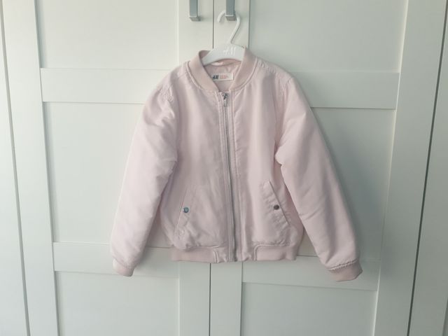 Chaqueta bomber rosita niña 7 8 años