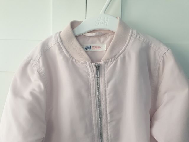 Chaqueta bomber rosita niña 7 8 años