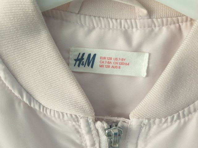 Chaqueta bomber rosita niña 7 8 años