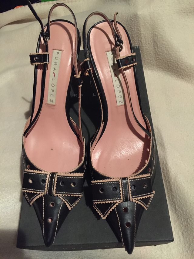 Zapato tacón marca Pura López