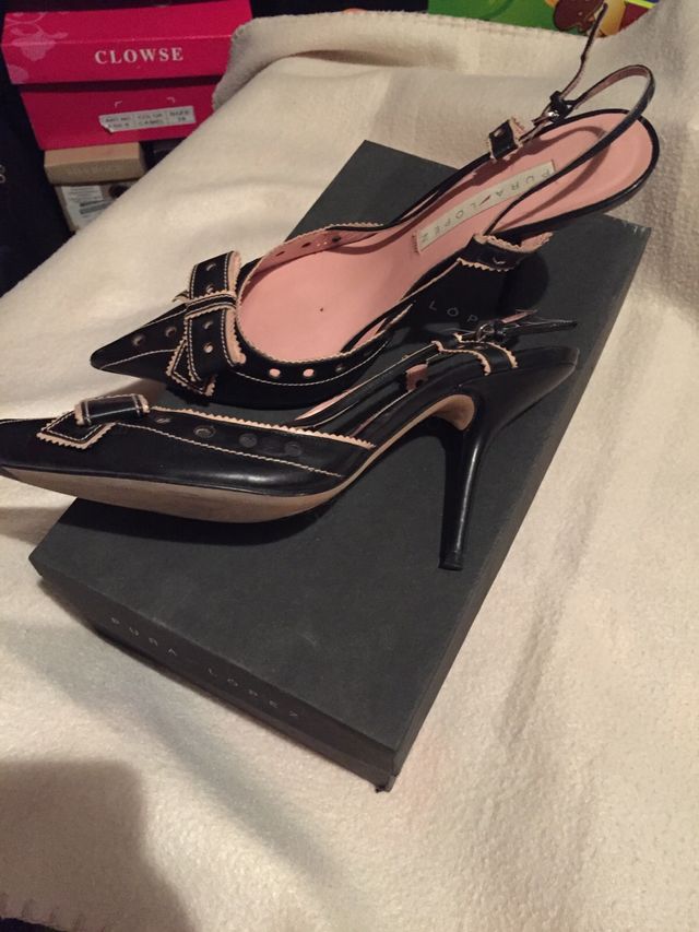Zapato tacón marca Pura López