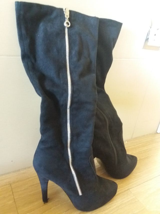 Botas altas de tacón