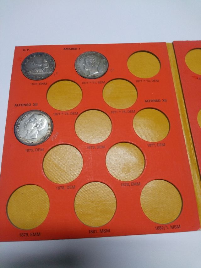 Album catalogo el duro de plata 1870-1899