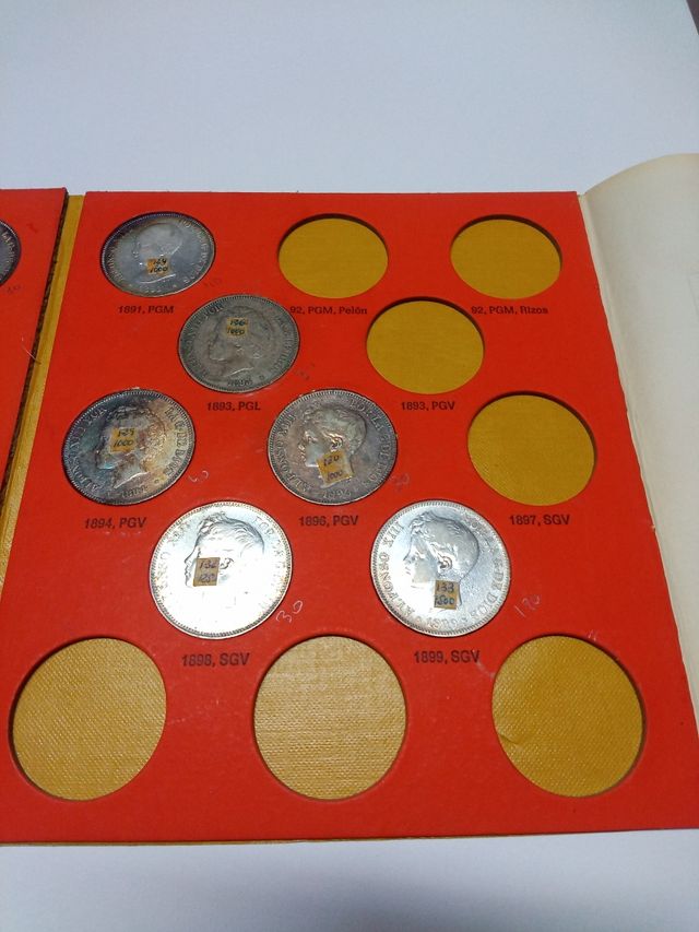 Catalogo album El duro de plata 1870 al 99