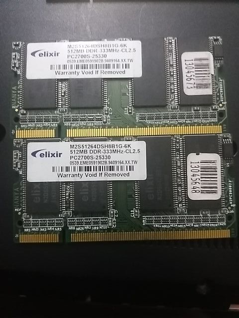 Memoria portátil DDR-333
