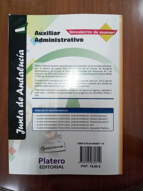 libro Auxiliar Administrativo