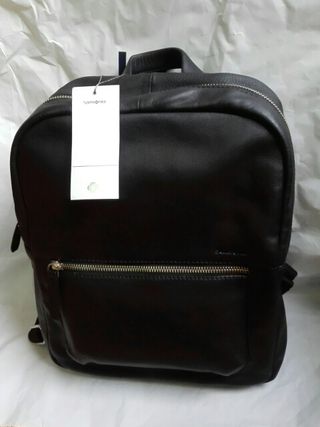 mochila samsonite piel