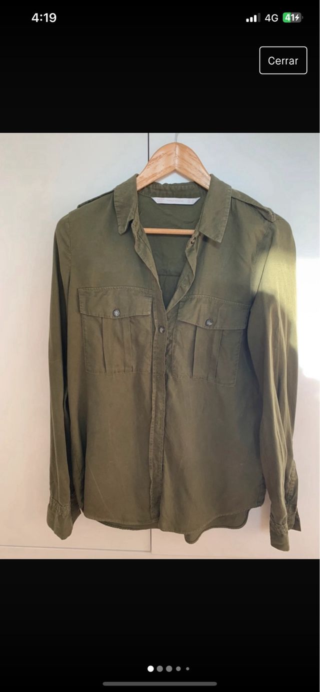 Camisa verde militar