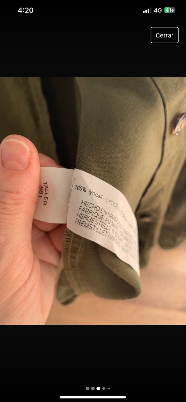 Camisa verde militar