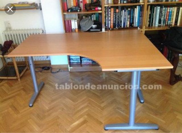 Mesa de oficina Ikea Galant madera de abedul de segunda mano por 95 ... Mesa de oficina Ikea Galant madera de abedul de segunda mano por 95 ...