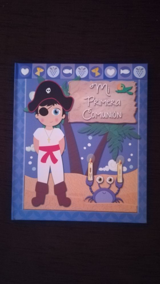 Libro de recuerdo de comunión