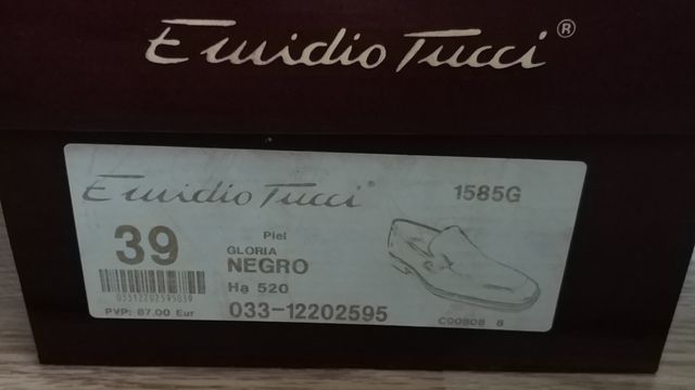 Zapatos talla 39-40 Emidio Tucci