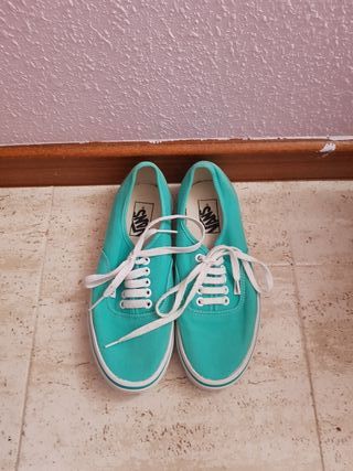 vans azul turquesa