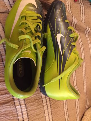 NIKE MERCURIAL VAPOR IV FG VERDE PISTACHO NUEVAS SOLO 2 USOS - mejor precio  | unprecio.es