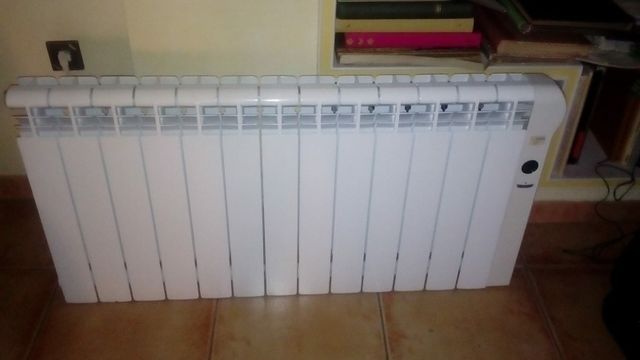 Calefaccion electrica de luz azul nueva muy buen e