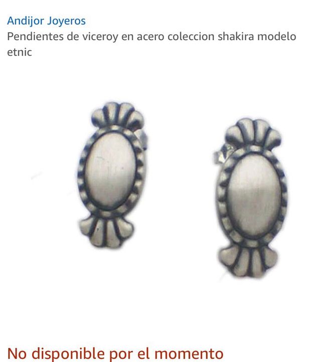 Pendientes viceroy originales Shakira