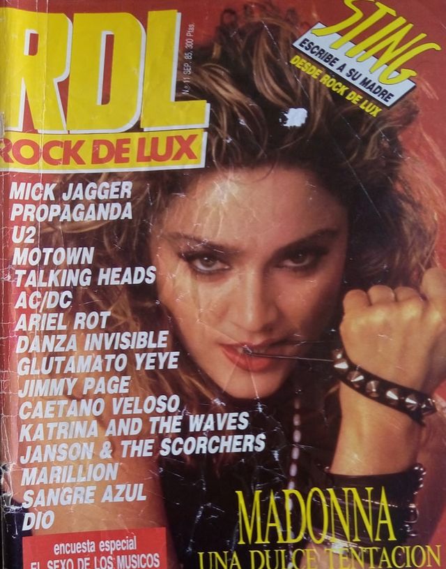 Resultado de imagen de revistas rock años 80