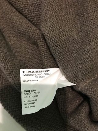 Chaqueta de lana Thomas Burberry - talla L