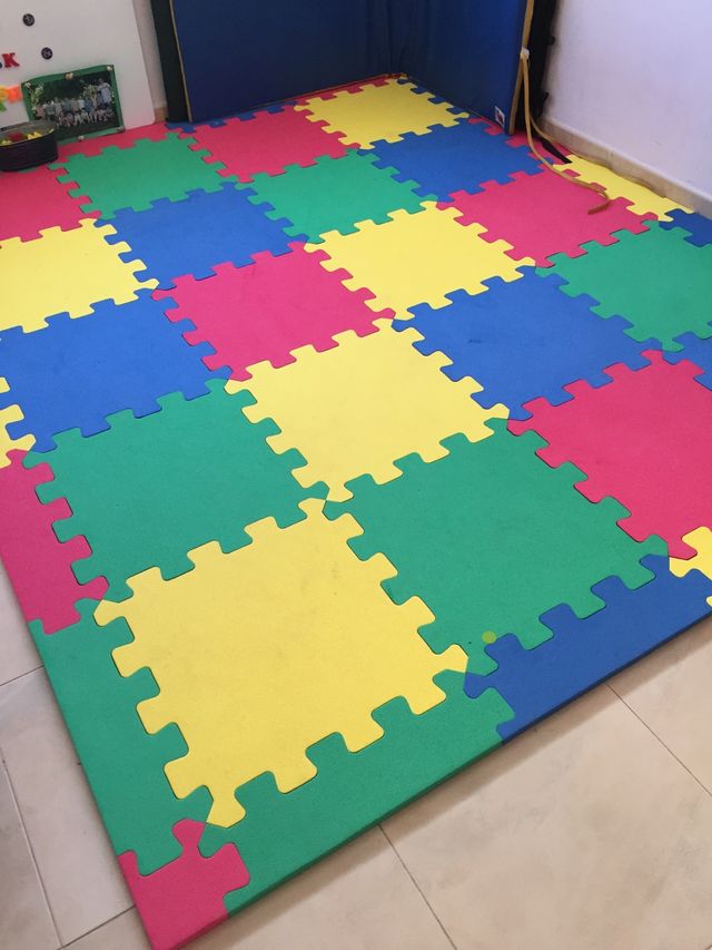 Suelo psicomotricidad tatami puzzle