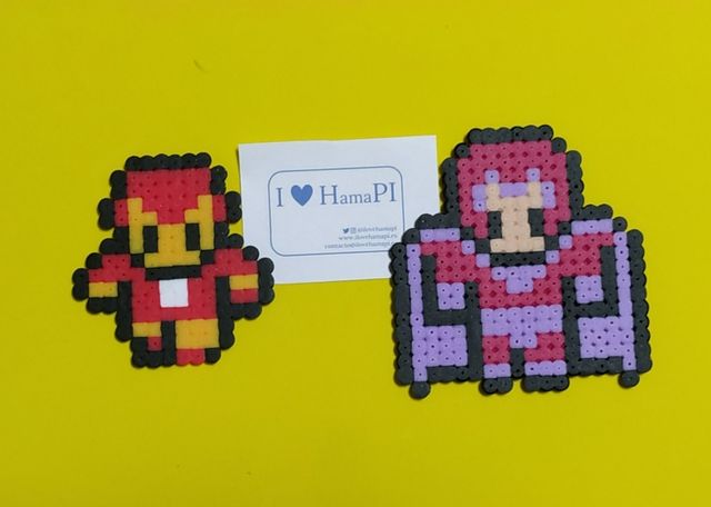 Super Héroes de Marvel y DC en Hama Beads -Pyssla