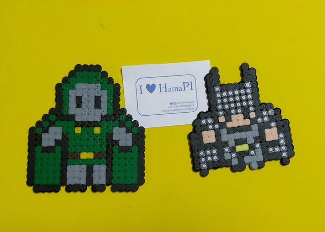 Super Héroes de Marvel y DC en Hama Beads -Pyssla