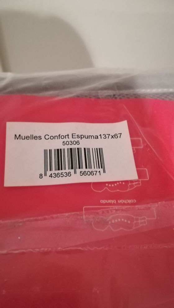 colchón cuna convertible