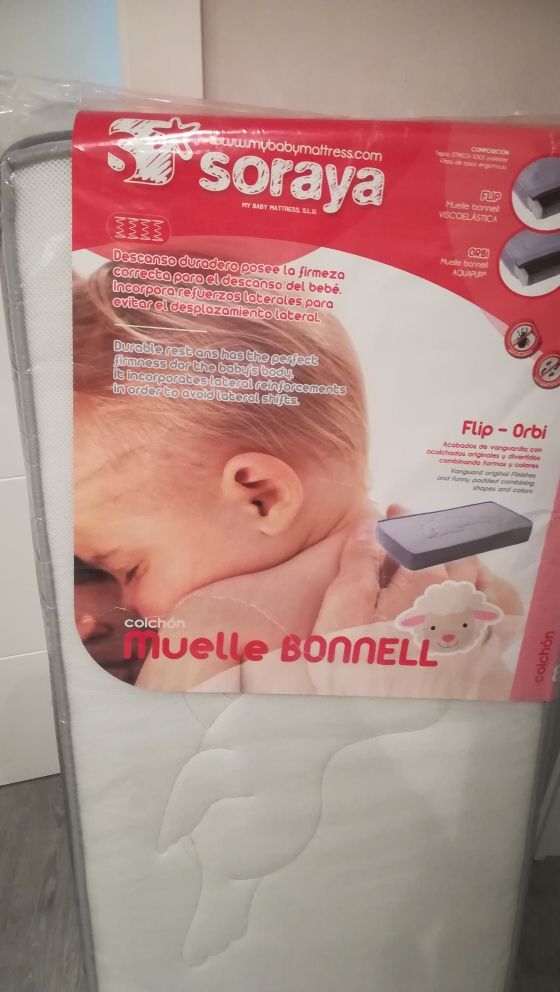 colchón cuna convertible