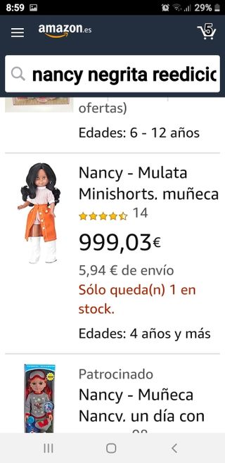 nancy negra amazon
