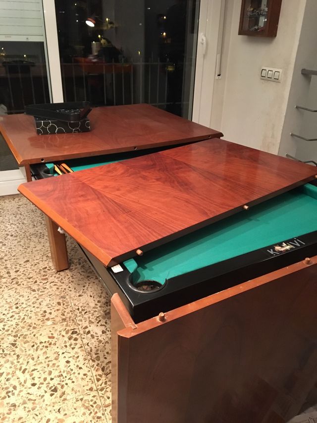 Mesa comedor transformable en billar de segunda mano por 350 € en ... Mesa comedor transformable en billar de segunda mano por 350 € en ...