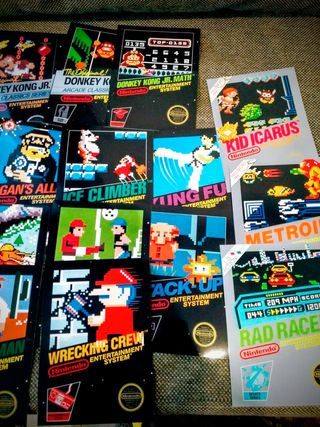 Laminas BLACK BOX de Nintendo NES