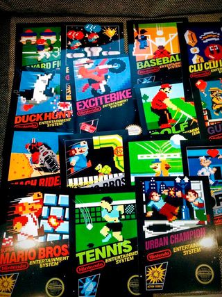 Laminas BLACK BOX de Nintendo NES