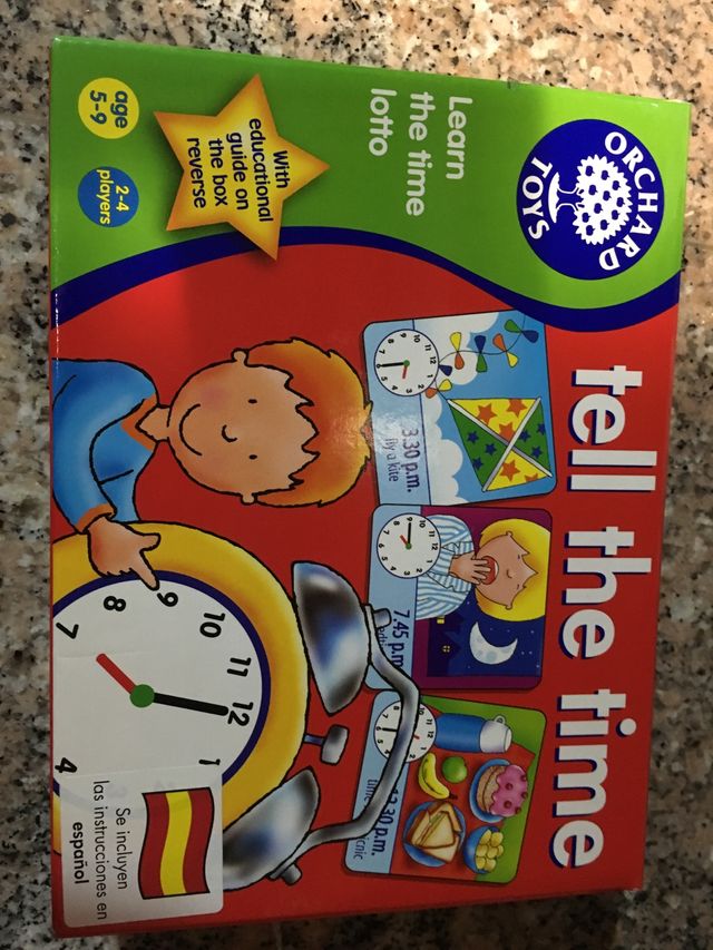 Juego inglés Tell the time